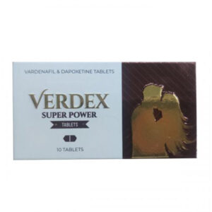 VERDEX SUPER POWER  Vardenafil 40 mg + Dapoxetin 60 mg  Behandeln Sie Impotenz und vorzeitige Ejakulation